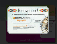 Tablet Screenshot of formasup-ecoles.com